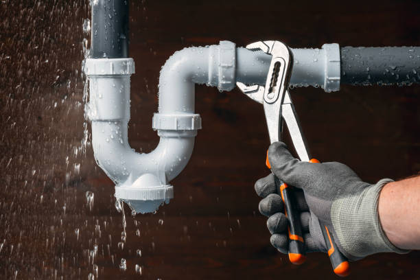 Professional Water Line Repair technician working in Mabank, TX